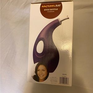 Rachael Ray EVOO Bottle Stoneware color: Eggplant